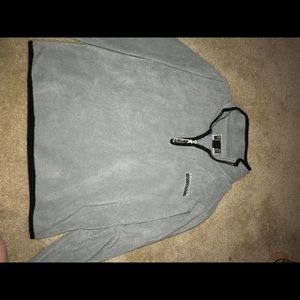 light blue fleece quarter zip